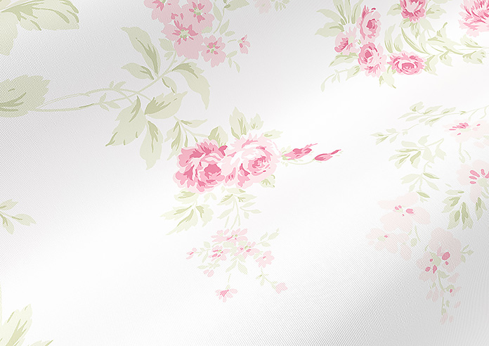 Shabby Chic by Rachel Ashwell Wildflower (Blackout), Rose - Twist&Fit Roller Blind - Image 4